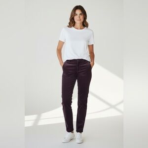 Banana Republic Ryan Velour Pants Purple Size 0